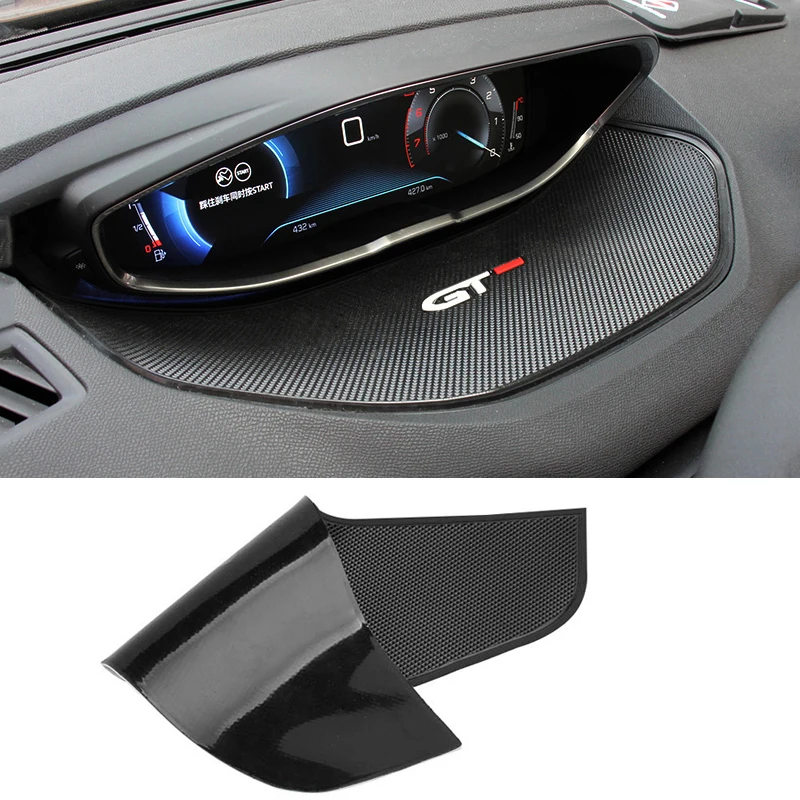 Car Dashboard Sticky Anti-Slip Pad Display Anti-Skid Meter Mats For Peugeot 3008 5008 GT 2016 2017 2018 2019 2020 2021 2022 2023