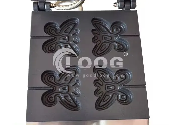 Snack Equipment Waffle Machine Commercial Electric Butterfly Waffle Machine Makers With CE Certification