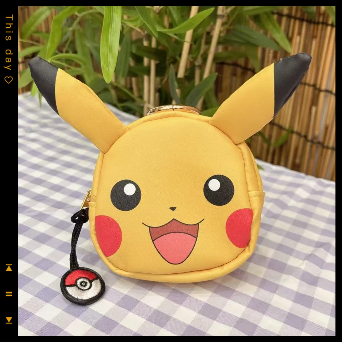 Pokémon periférico de anime pu monedero dibujos animados lindo Pikachu Gengar mini monedero bolsa de juguete llavero regalo de cumpleaños