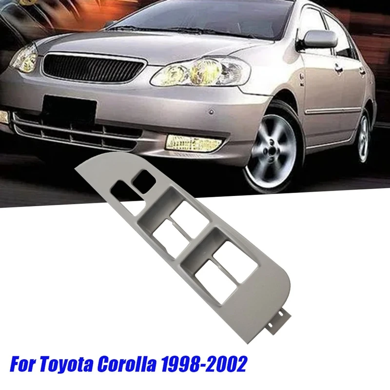 Car Driver Master Power Window Switch Bezel Trim Panel 74232-02060-B0 C0 For Toyota Corolla 1998-2002 4820-AA011