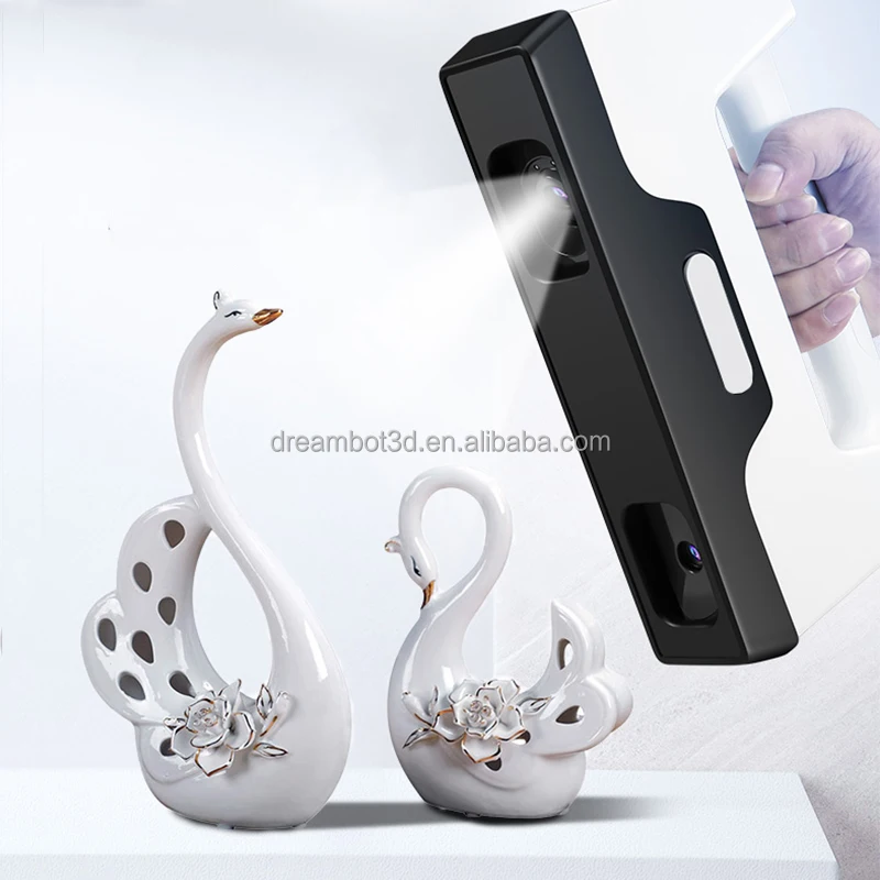Dreambot3D LC-130 Full 24 Bit True Color Scan Real Time Output Structured Light White Light 3D Scanner for 3D Printing Support