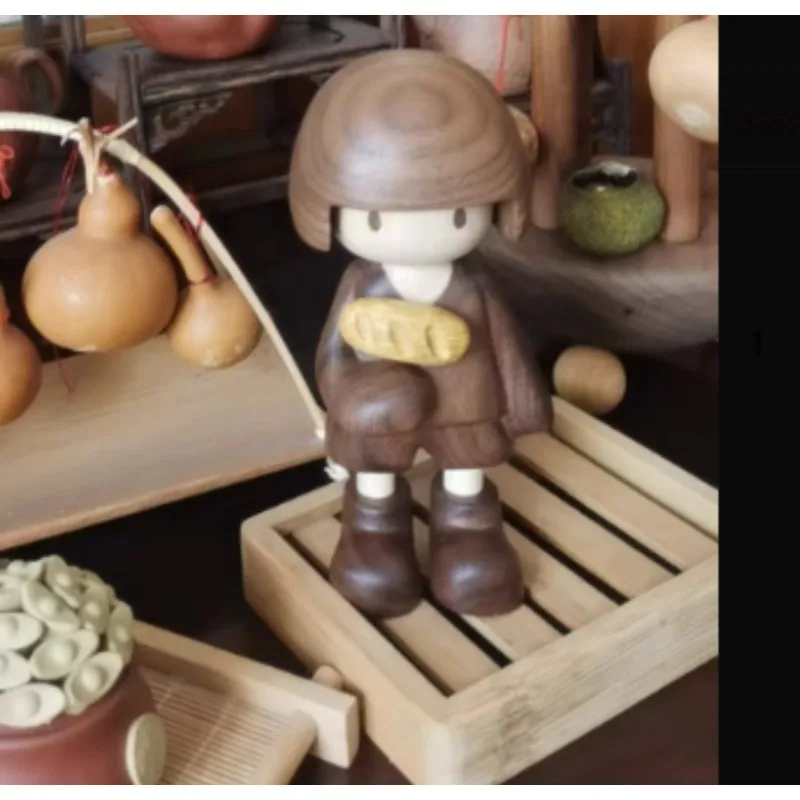 Suitable for Desktop Ornaments, High-end Office Wooden Decorative Ornaments, Valentine's Day Creative Gifts