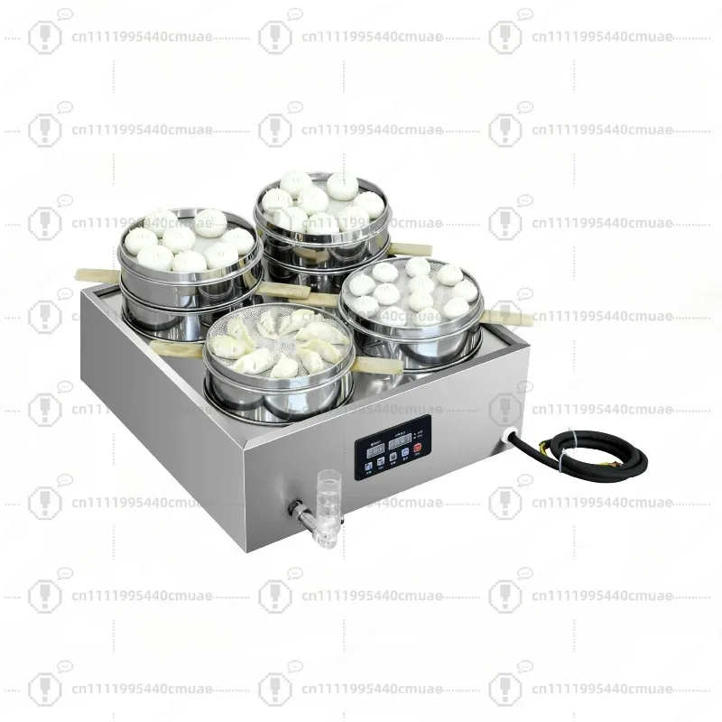Desktop Food Steamer: Multi-Size for Dumplings, Buns & Bread, Commercial Breakfast Use