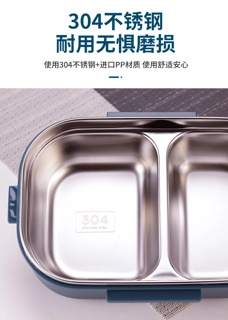 Pokemon Anime Lunch Box Cartoon 304 Stainless Steel Divided Lunch Box Student Portable Lunch Divided Birthday Gifts Portable