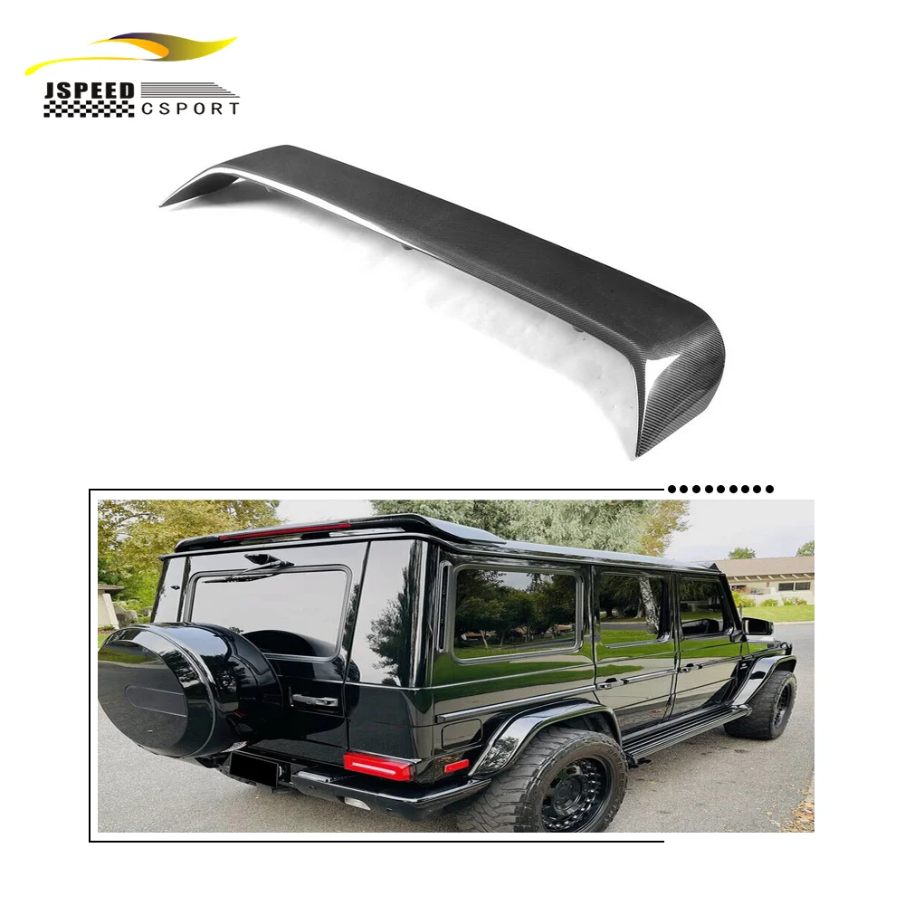 

Suitable for The JCSPORTLINE carbon rear roof spoiler of the Mercedes-Benz G-Class W463, G500, G550, G55, G63 and G65 AMG 04-17