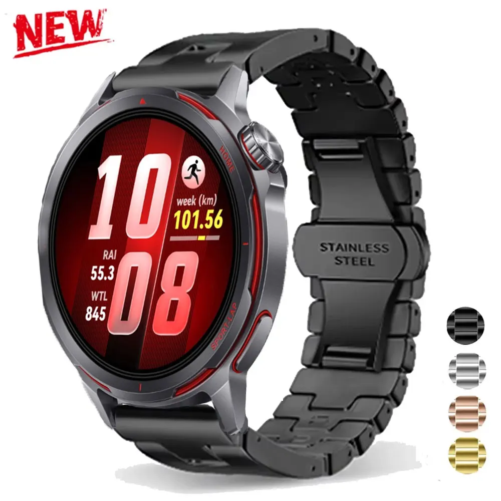 22mm Metal Strap For Huawei GT Runner2 Band Staineless Steel Bracelet For CMF By Nothing Watch Pro 2/3 Watchband Accessory