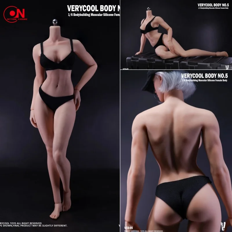 

VERYCOOL VCD-05B 1/6 Female Seamless Makeup Natural skin Bodybuilding Muscular Physique Body 12'' Female Action Figure Body