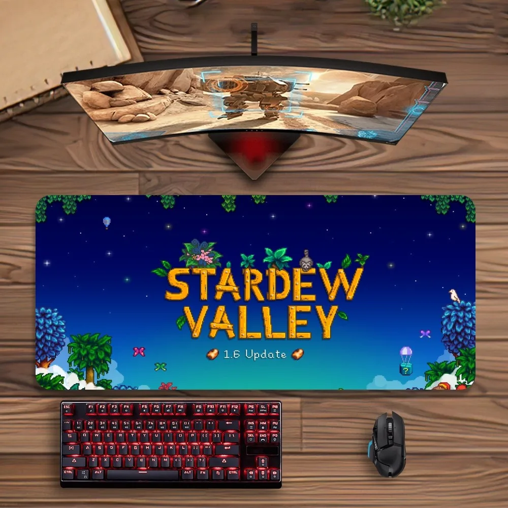 Stardew Valley Mousepads Monster Large Mouse Mat Big Desk Pad Non Slip Rubber Mouse Pad Big Keyboard Mats Mouse Pad