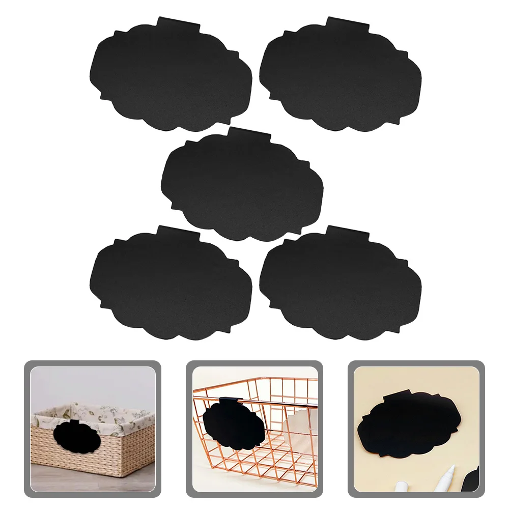 

10Pcs Clip on Price Label Clips Plastic Removable Blackboard Labels Erasable Price Display Holders for Storage Bins