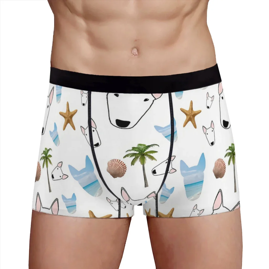 Maldives Bully Dogs Design Underpants Breathbale Panties Male Underwear Sexy Shorts Boxer Briefs