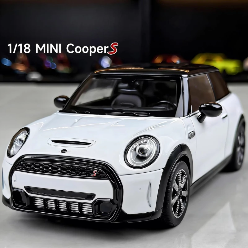 1:18 Mini Cooper S Alloy Simulation Car Model Gift Ornament Diecast Alloy Car Model Collectible Toy
