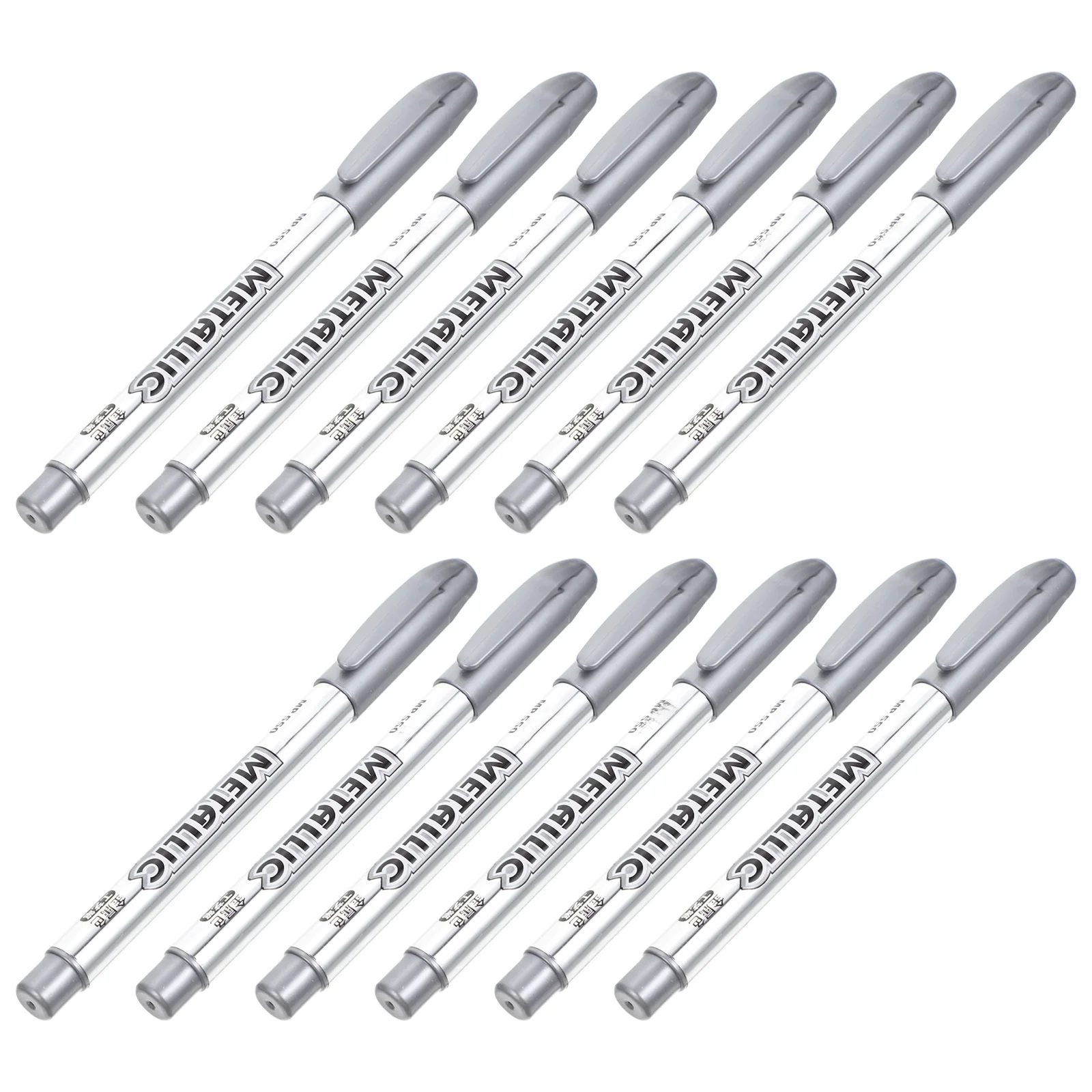 

12 шт. металлические маркеры, прочный прочный дизайн для стеклянных бутылок, изготовление карточек, деревянная керамика, художественные маркеры для граффити