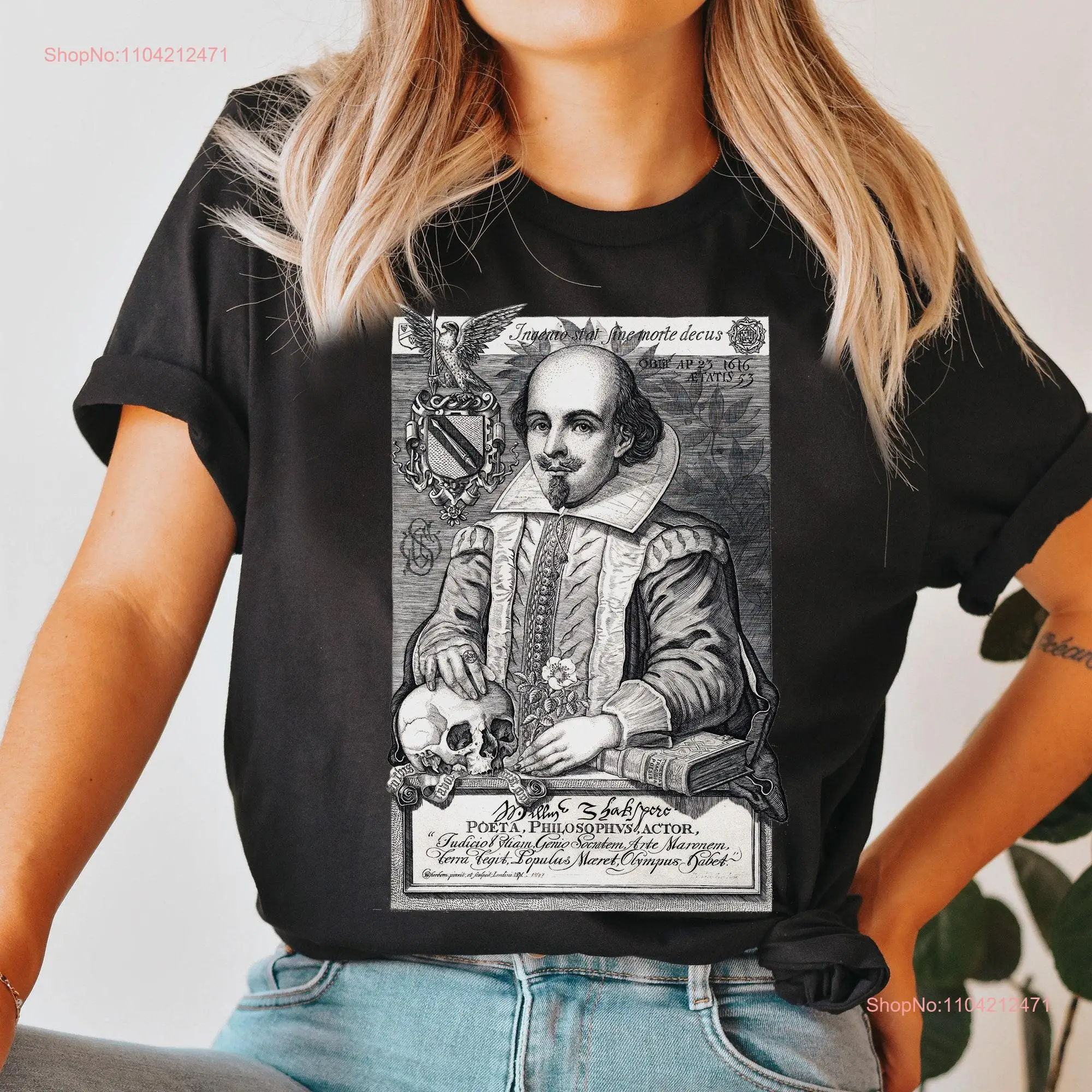 Shakespeare shirt renaissance poeT T bookish booktok merch English teacher gift Romeo and Juliet gifts