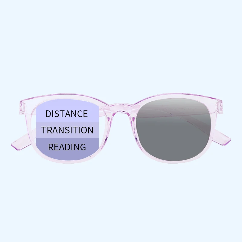 

Photochromic Progressive Reading Glasses for Women, Multifocal Presbyopia Eyeglasses Far and Near Dual-use ,Ultra-light