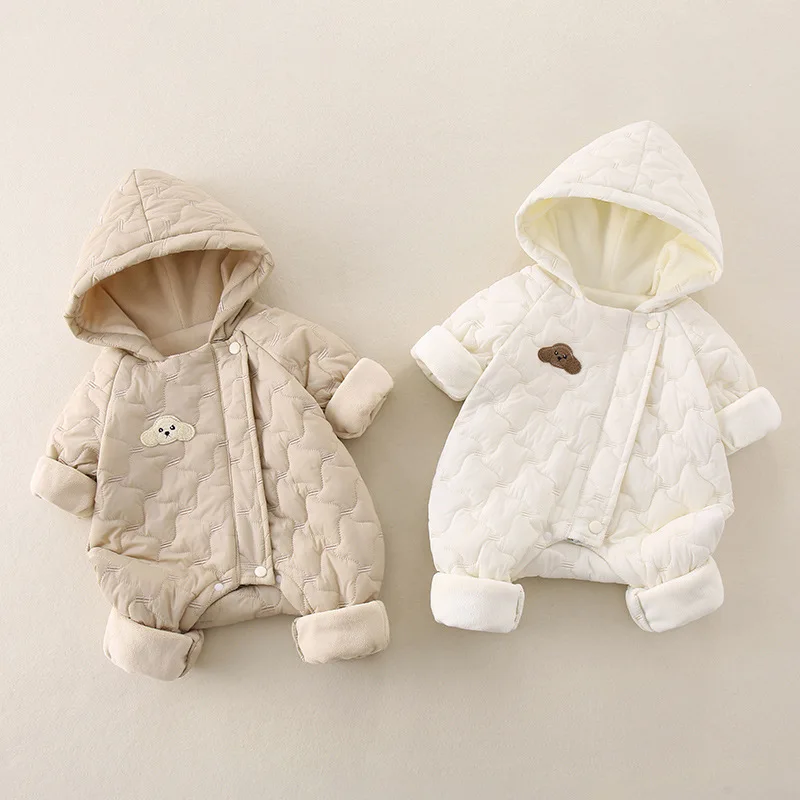 طفل الفتيان السروال القصير مقنعين الكرتون الجاكار الوليد الفتيات داخلية جديد الشتاء الاطفال طفل الفتيات حللا وزرة الرضع #1