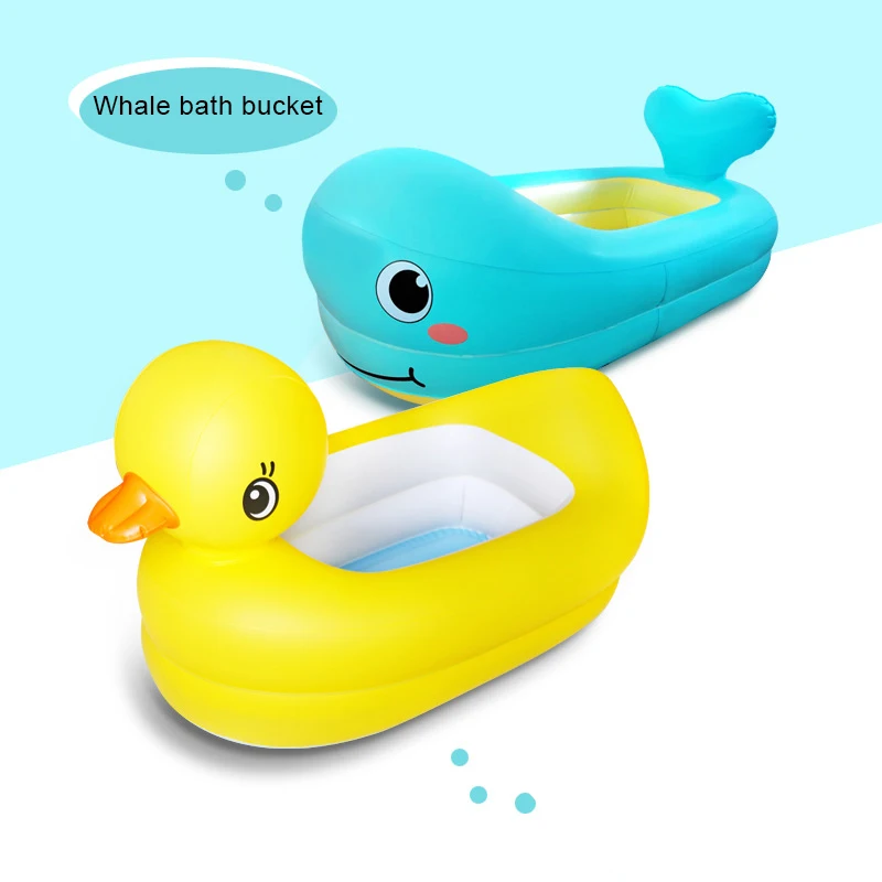 

Inflatable Duck Bathtub Baby Swimming Pool Water Yellow Duck Inflatable Pool Children's Bathtub