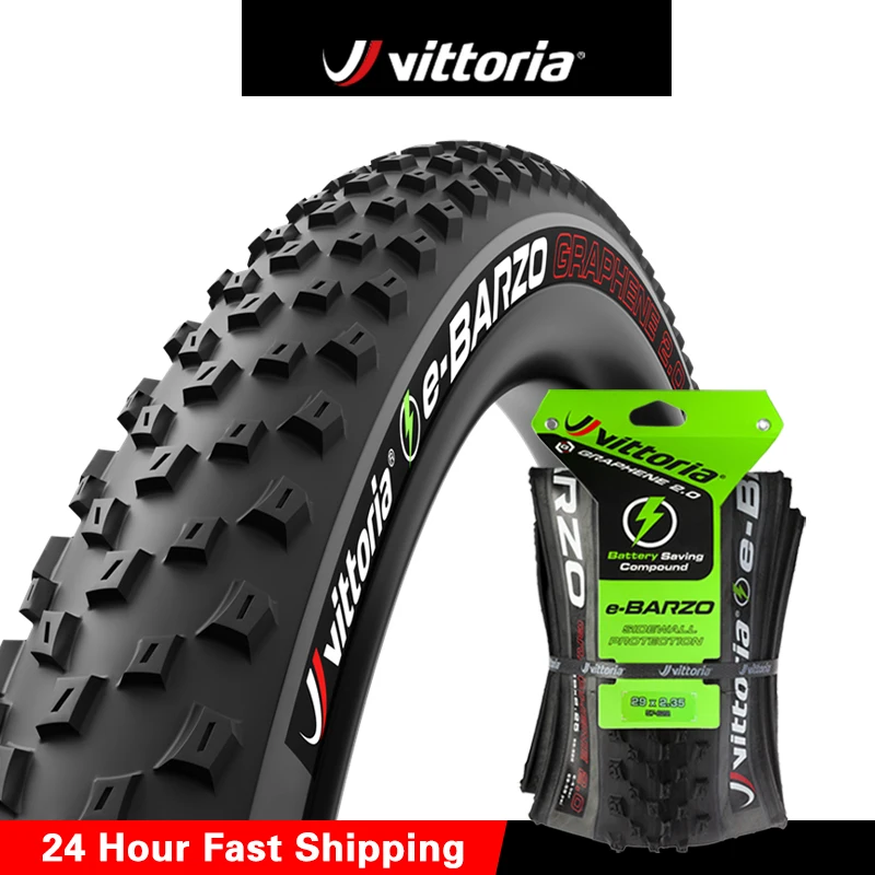 Pneu Vittoria E-Barzo 29x2.35 MTB Tire Electric bike Tubeless Ready TNT Graphene G2.0 Anthracite Tyre rim 29 mtb Cross Country