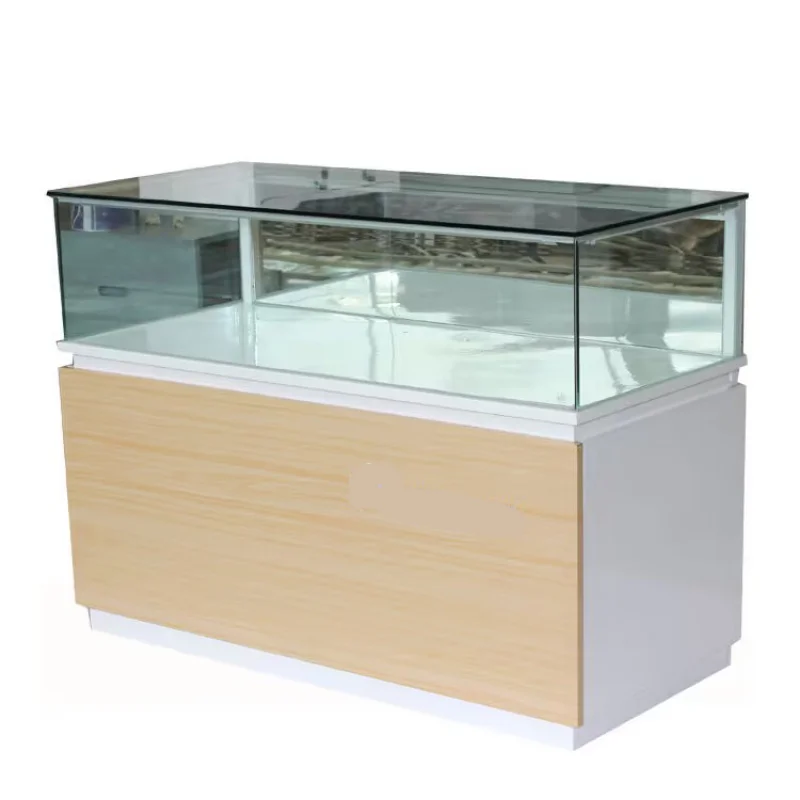 

Customize.Factory Supply Cash Registers Modern Glass Shop Counters Mobile Phone Display Cases