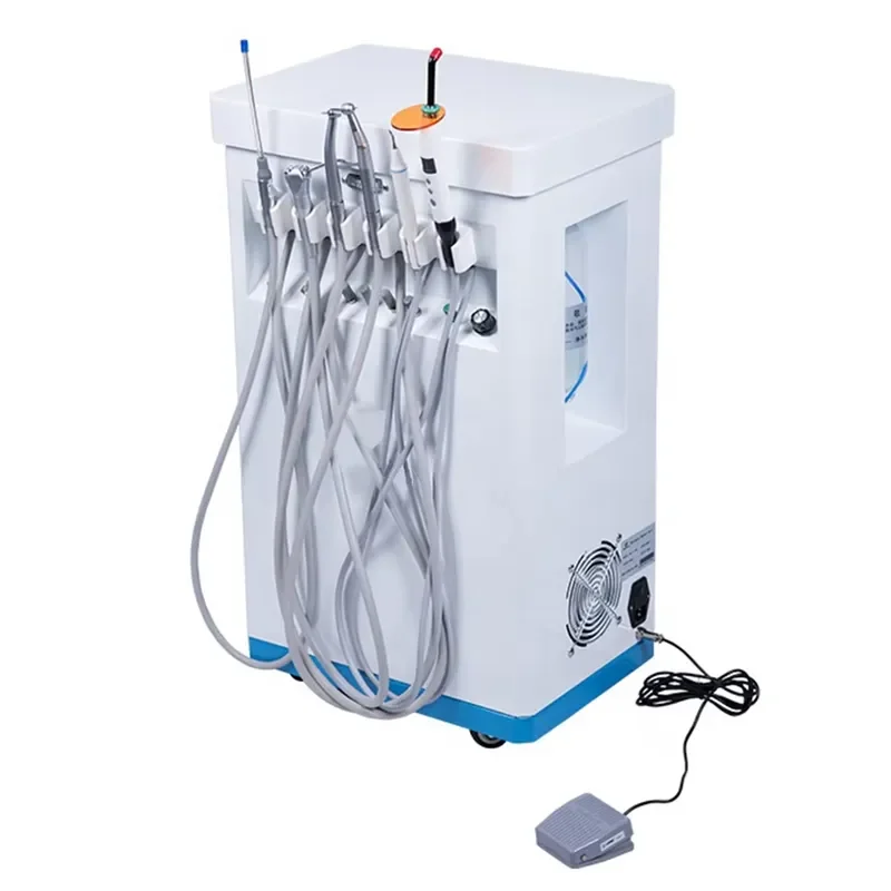 Best Selling High Speed Mobile Dental Treatment Machine with Instrument Tray for Clinic Use Portable Dental Treatment Table