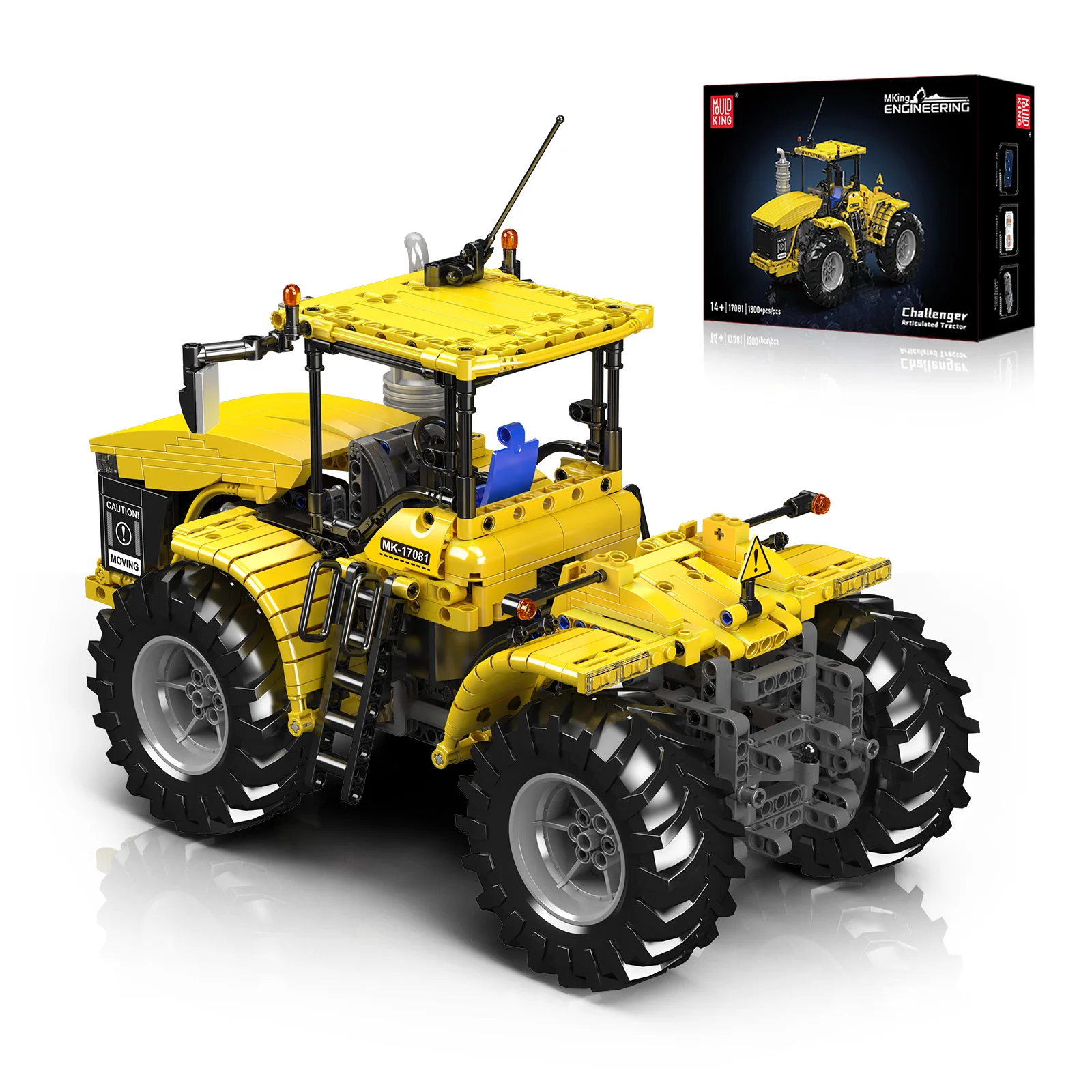 รถแทรกเตอร์แบบประกอบได้ Challenger 17081 จำนวน 1300 ชิ้น โมเดลยานพาหนะการเกษตรขนาดใหญ่ สำหรับผู้ใหญ่และเด็ก ของเล่นเสริมพัฒนาการ DIY ของขวัญ