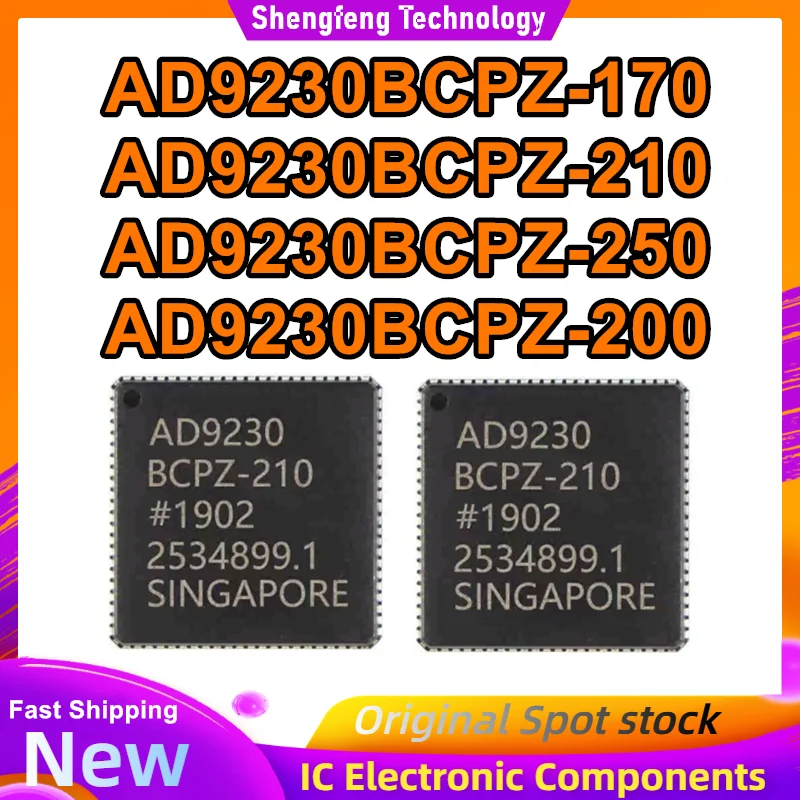

AD9230BCPZ-170 AD9230BCPZ-210 AD9230BCPZ-250 AD9230BCPZ-200 LFCSP56 IC Chip 100% новый оригинал в наличии