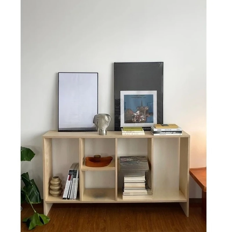 Locker Birch Ocean Board Shelf Floor to Floor Multi-layer Storage Cabinet Household Display Bookshelf