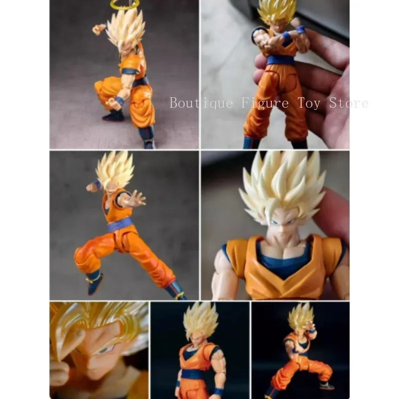 متوفر في المخزون DKO لعبة دراغون بول سوبر سايان سون جوكو SSJ2 رئيس نحت أنيمي عمل نموذج لجسم لعبة هدية