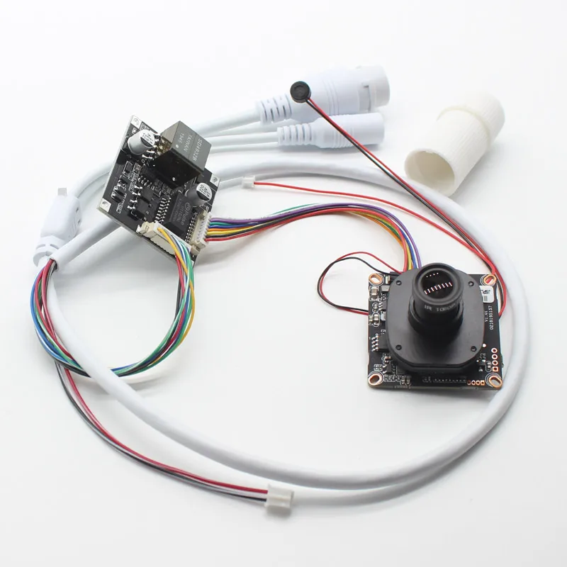 

HD 4mp 5mp 8mp IP CCTV Camera module + 48V POE module Network Security IPC XMEye + POE Cable lens IRCut