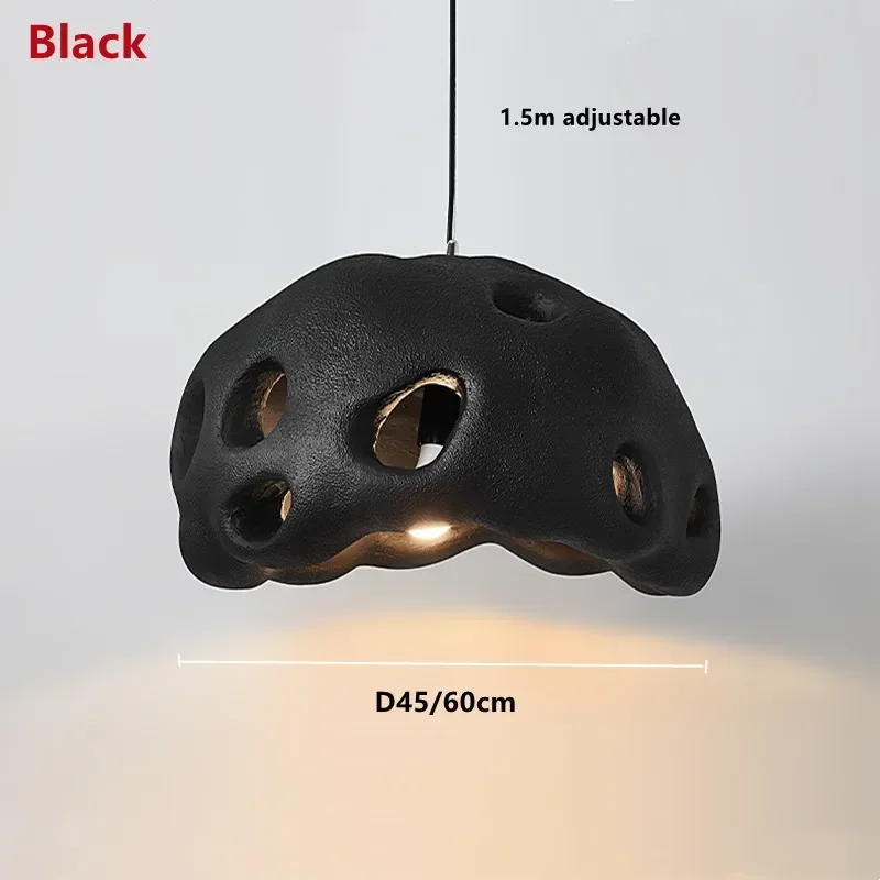 مصمم الرجعية عالية الكثافة البوليسترين الأبيض مصابيح متدلية LED مطعم مكافحة جزيرة مقهى تركيبة إضاءة G80 لمبة