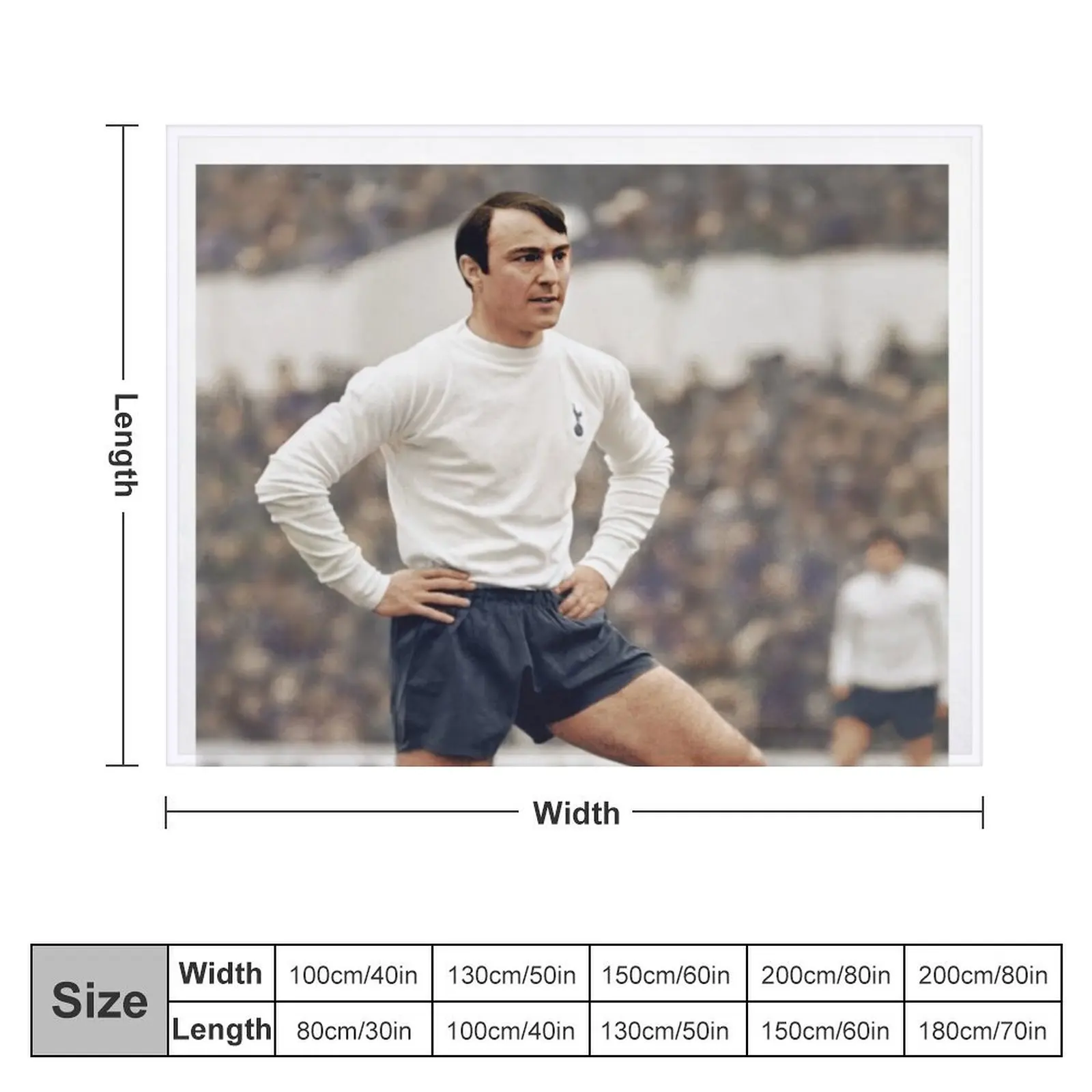 Jimmy Greaves goal machine Throw Blanket Blankets For Sofas Furry Blankets