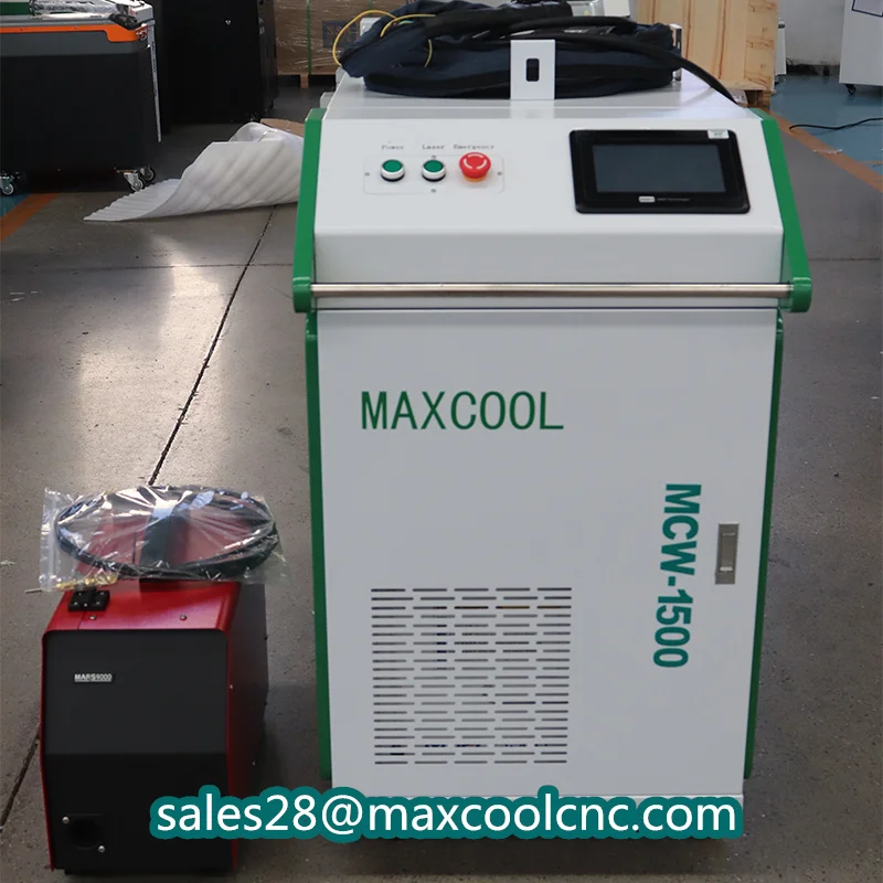 

1.5kw Handheld Fiber Laser Welding Machine Max Laser Metal Rust Cleaning Polishing Portable 1500w 3in1 220v