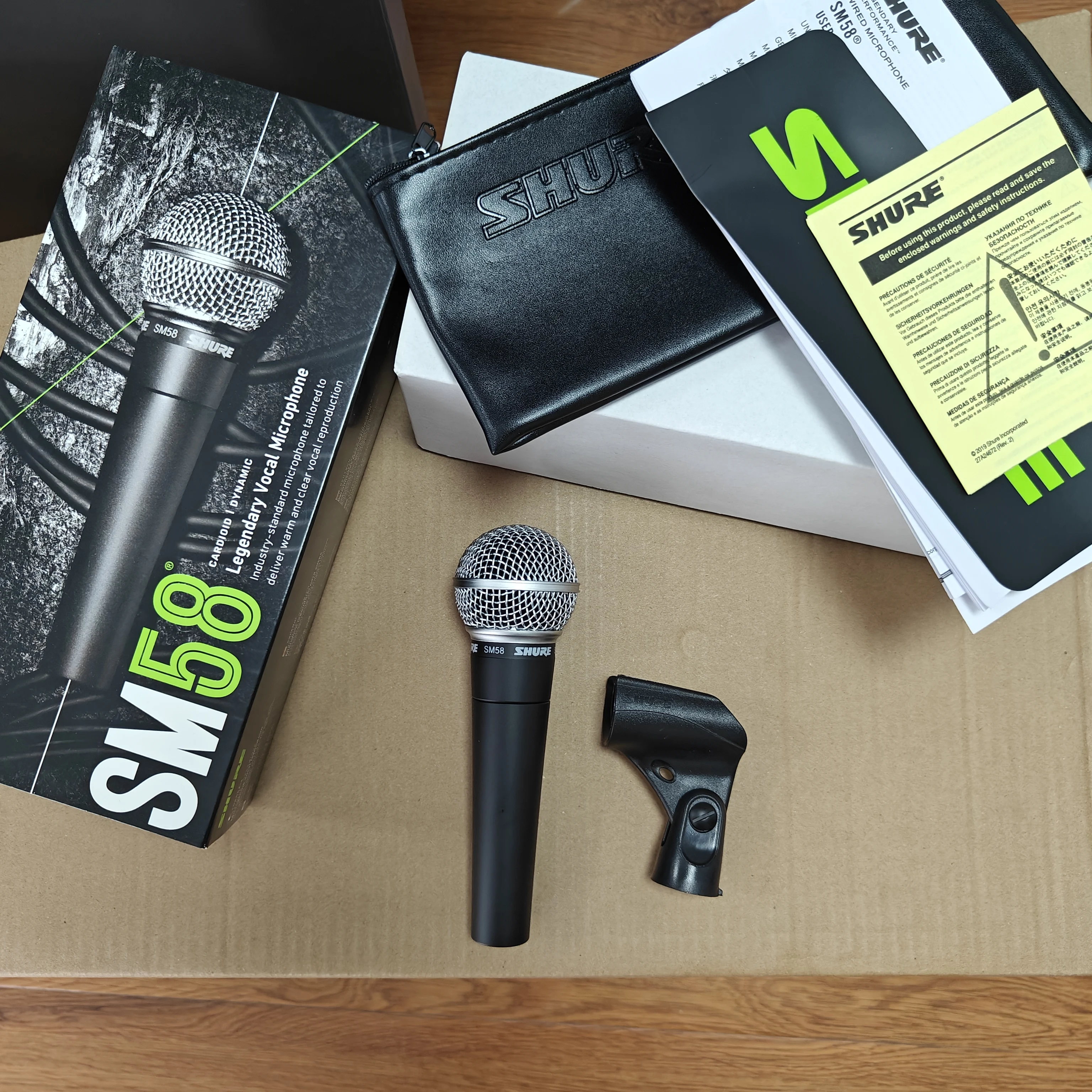 New For Shure SM58S Dynamic Vocal Microphone with OnOff