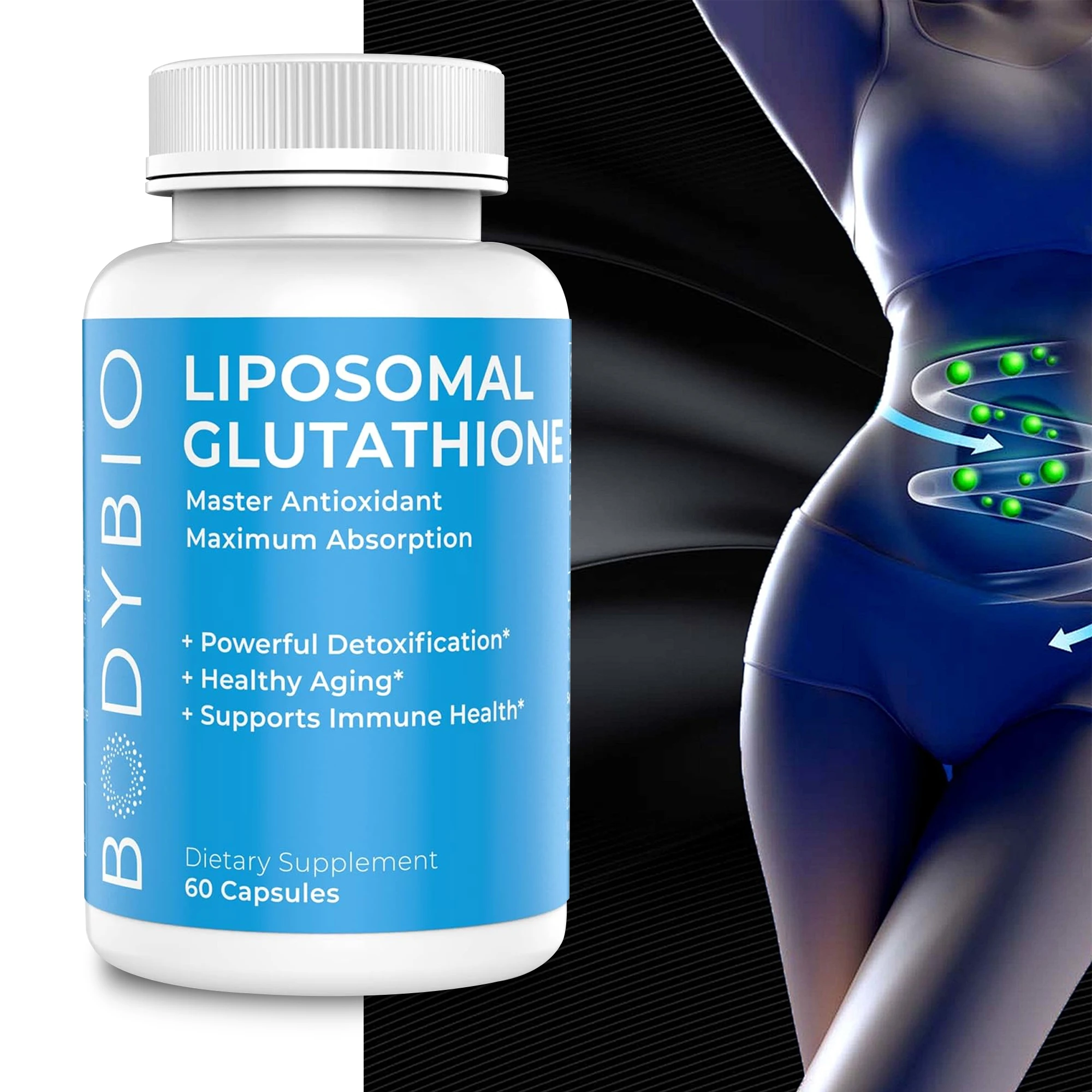 Liposomal Glutathione - Immune Support and Liver Detoxification, Antioxidant Protection, Maximum Absorption, Healthy Aging