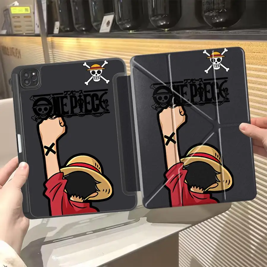 OneS P-ieceS Cute Anime Luffy Tablet Case For iPad Mini 6 7 Air 4 5 M3 M2 1 2 M4 11inch Pro 11th 10th 9th 8th 7th 12.9inch Pro
