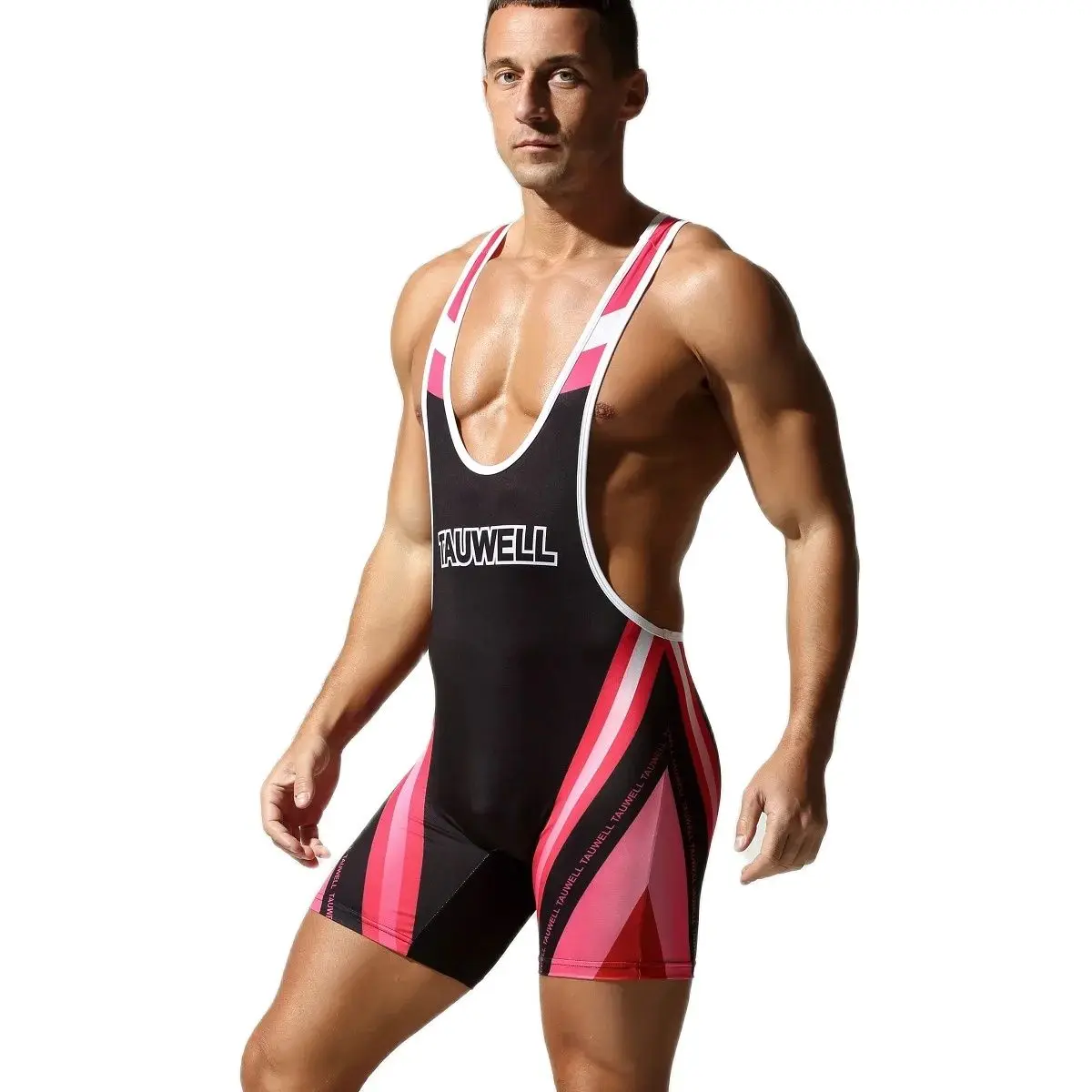 Men's Seamless Body Shaping Bodysuit Sexy One-Piece Gym Vest Rompers Comfortable Home Jumpsuit