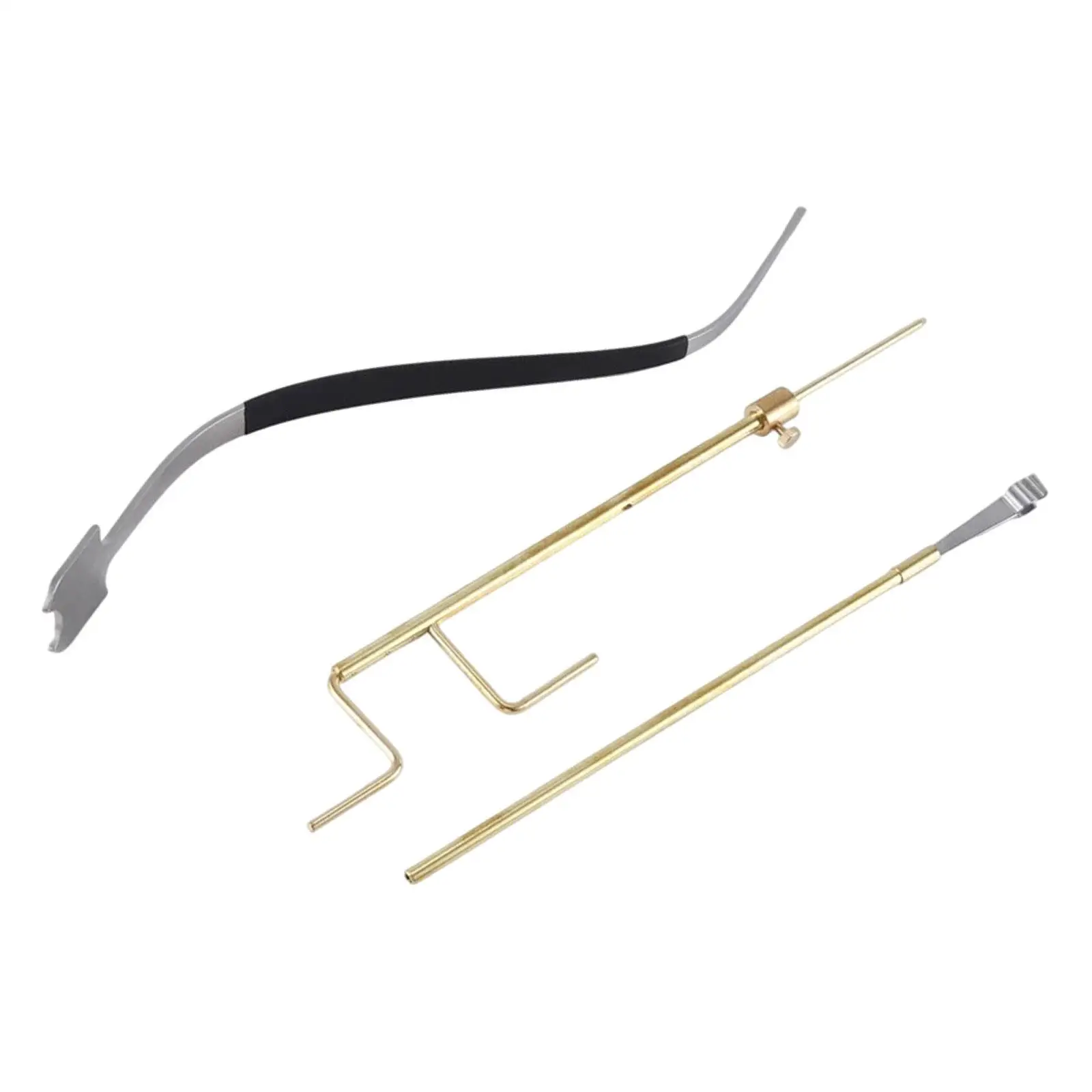 

3 Pieces Cello Sound Post Tools Cello Luthier Tools Sound Column Clip and Setter Sound Post Gauge Measurer Parts for Cellists