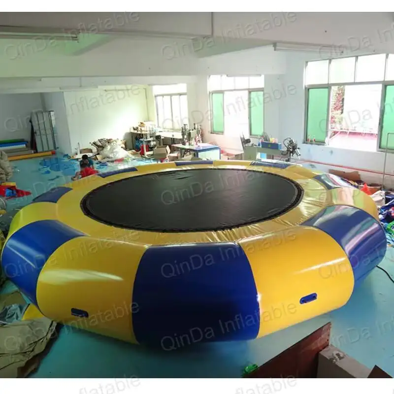 5M Trampolin Pool Float Spielzeug Wasser Aufblasbare Trampoline Aufblasbare Wasser Plattform Aufblasbare Türsteher Schwimmenden Wasser Park