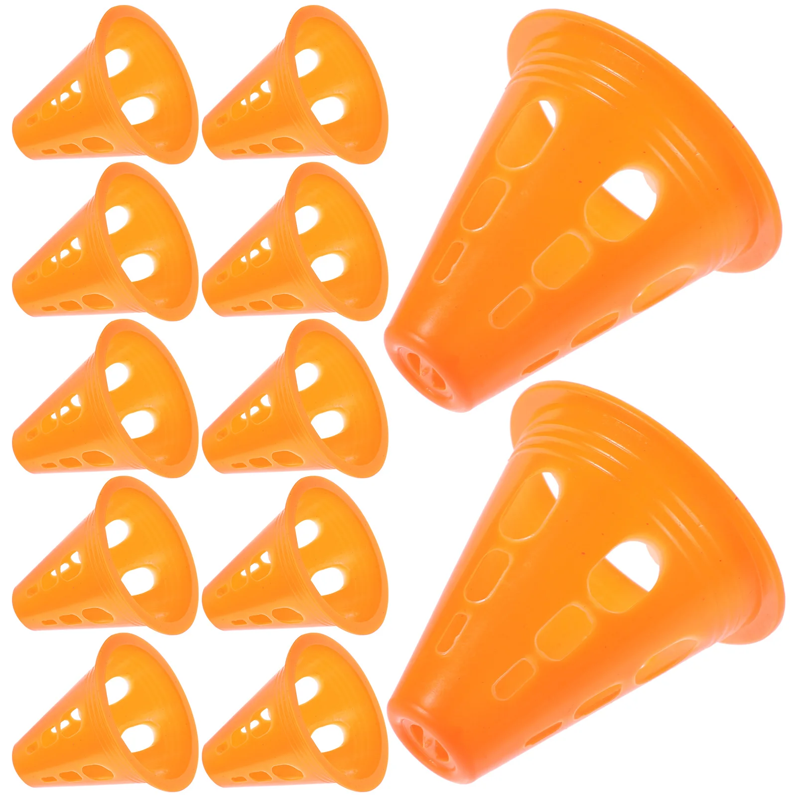 

20 Pcs Skates Obstacle Training Markers Cone Simulation Road Sign for Skating Windproof