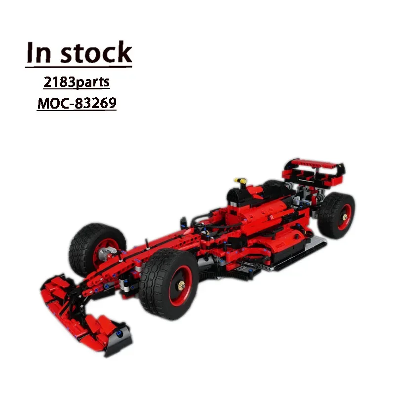 

MOC-83269 Formula1Racing CarStitching Assembly Building Block Model MOC Creative Educational Kids Birthday BuildingBlock ToyGift