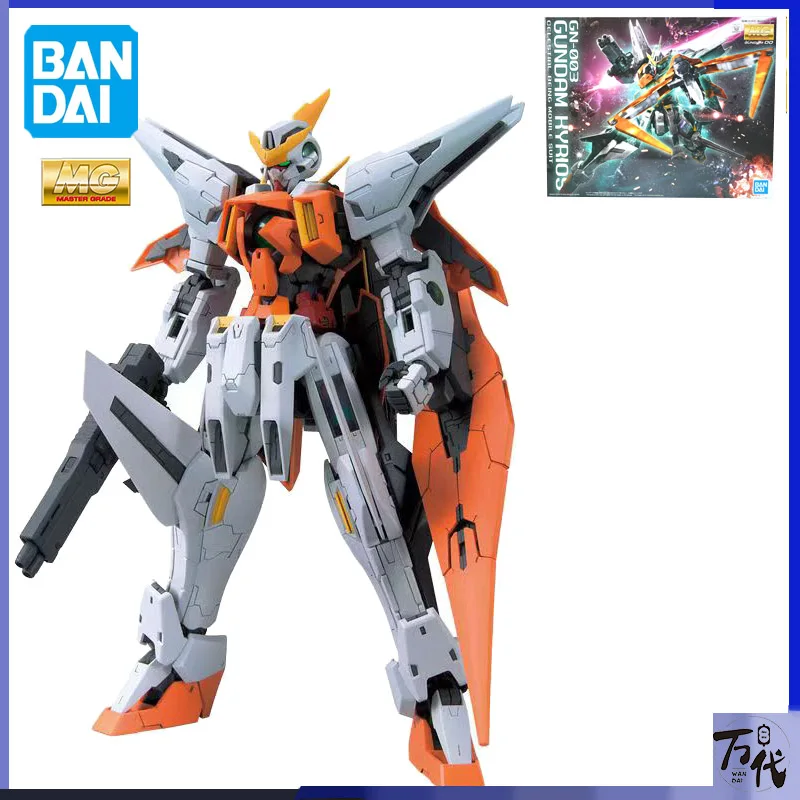 

In Stock Bandai Gundam MG 1/100 Gn-003 Gundam Kyrios Anime Action Figure Assembly Toys for Gift Collectible Model Ornaments