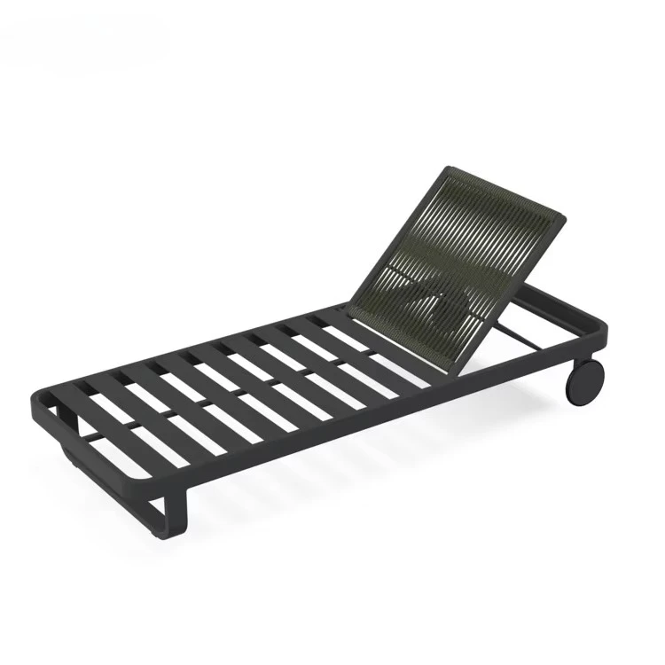 & Luxury  Outdoor All Weather Hotel Outdoor Swimming Pool  Lounge  Aluminum Chaise Beach Lounge Chair