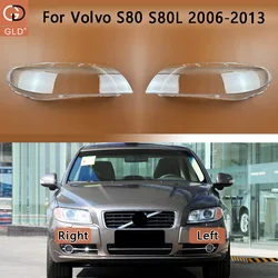 Headlight Cover Headlamp Shell Mask Transparent Lampshdade Lens Plexiglass Auto Replacement Parts For Volvo S80 S80L 2006-2013