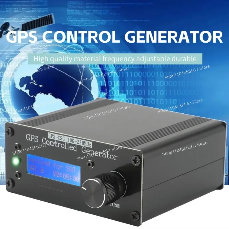 GPS-CSG Control Generator GPS Taming Clock 10KH-220MHz VFO Adjustable Frequency Reference Source Sweep Spectrum Analyzer