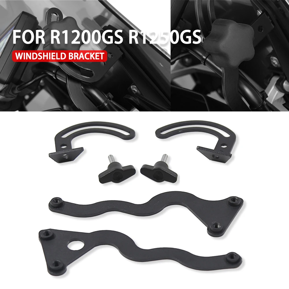 For R1250GS Adventure Windshield Support Holder Windscreen Strengthen Bracket Kits For BMW R1250GS R 1200GS LC/ADV 2014 - 2022