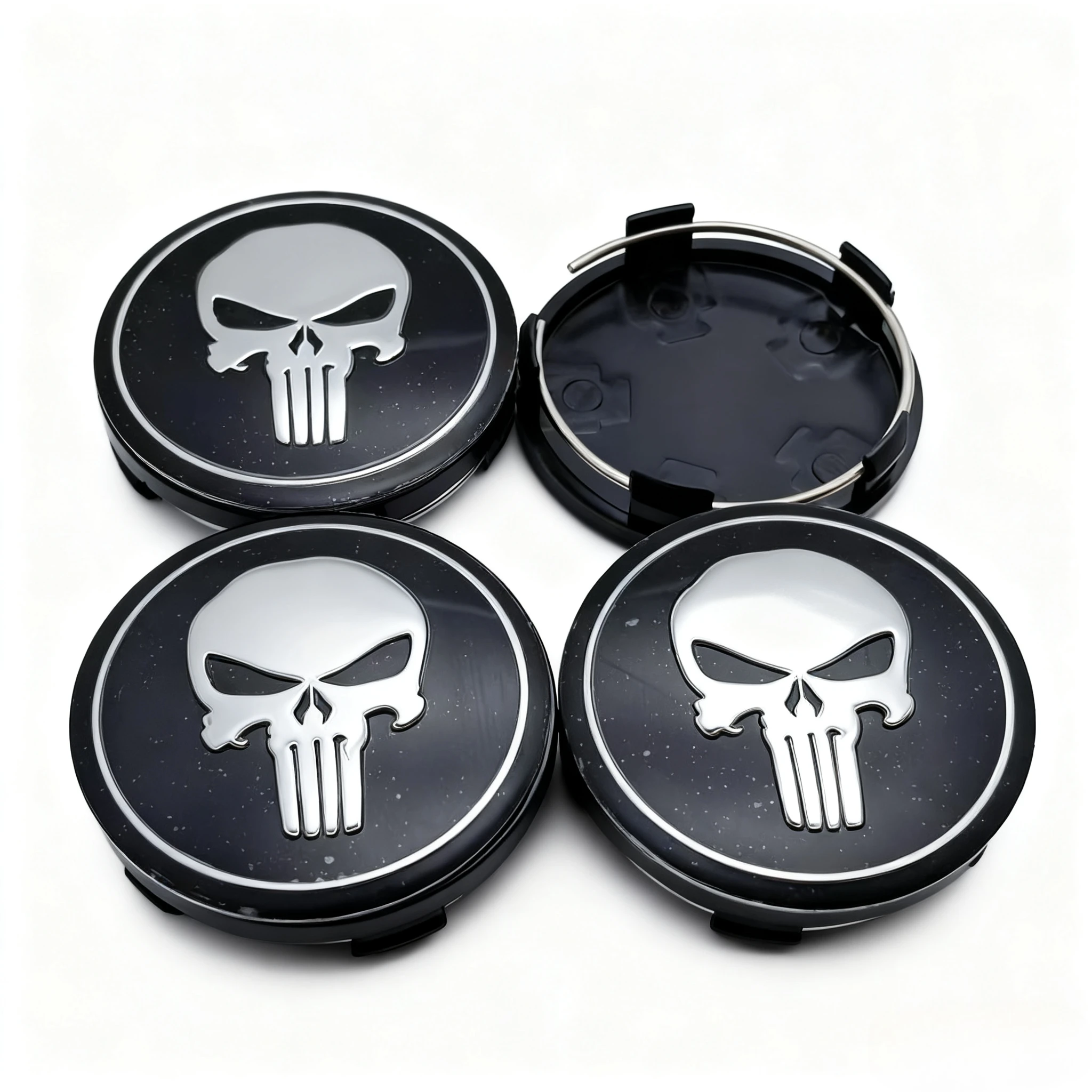 Skull Wheel Center Caps 6
