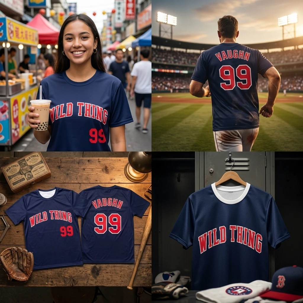 Wild Thing Native Parent-Child Match Tee Retro Round Neck Short Sleeve Top Athletic Streetwear Vibrant Family Coordinate Outfits