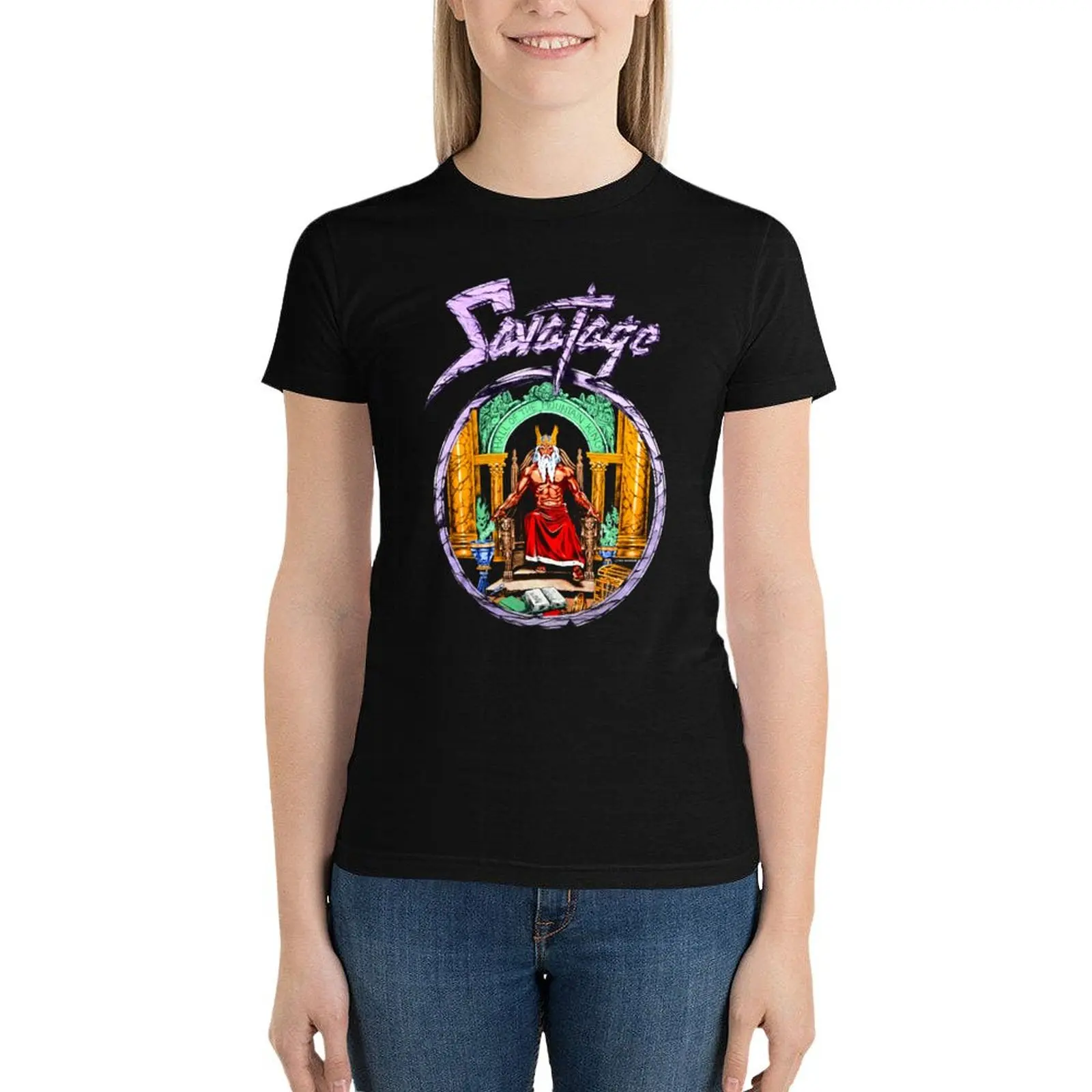 Savatage Best Selling Trending Most popular T-Shirt summer top cute clothes Women tops