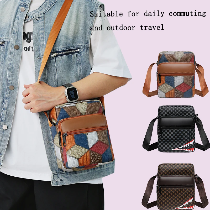 

Neutral style backpack for men and women, with a cross-body strap that can be adjusted, suitable for business trips.