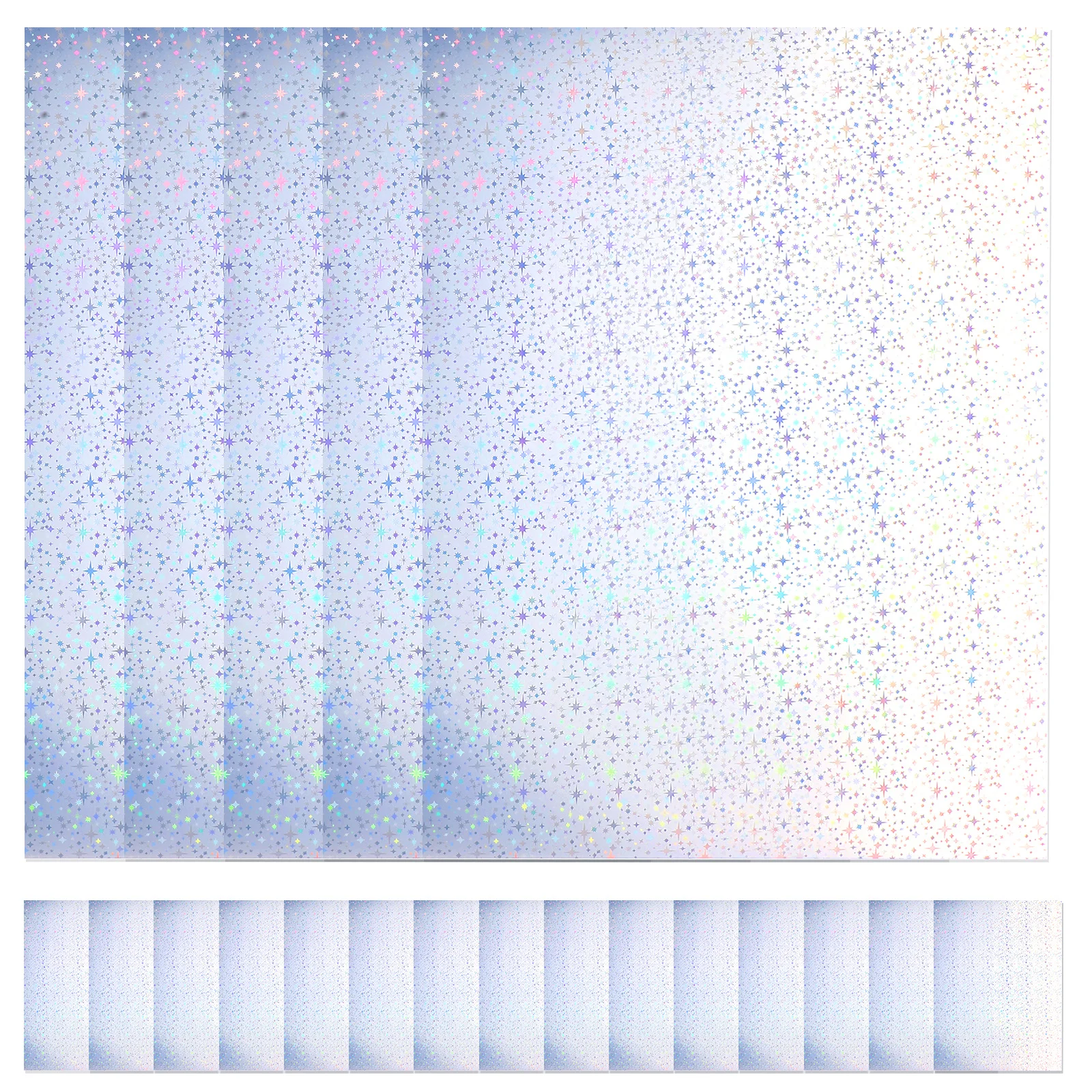 20 ورقة ملصق ثلاثي الأبعاد قابل للطباعة ملصقات لامعة للحرف اليدوية والمشروعات الفنية وعلامات الأسعار DIY مكتب الزينة