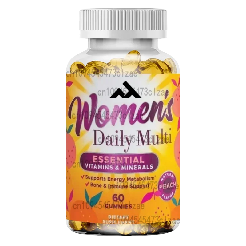 

Multi Vitamin Gummies - Vitamins, Biotin, and Calcium - Immune Health and Energy Support - Suitable for Women, Non GMO-60 Pills